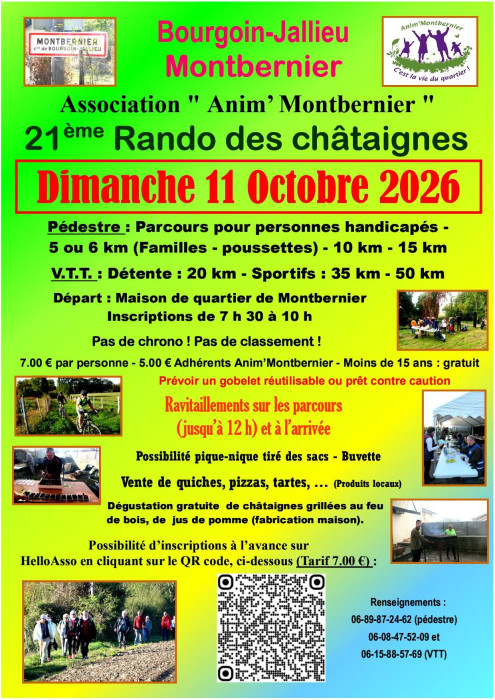 21ème Rando des Châtaignes à Montbernier