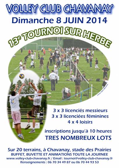 Tournoi sur herbe du Volley Club de Chavanay (42