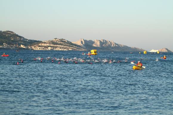 victoire de Costes et Donat au triathlon de Marseille
