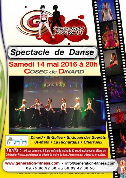 Spectacle de danse et fitness avec Génération-Fitness