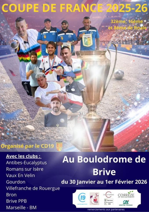 Coupe de France de Pétanque 2026 des clubs