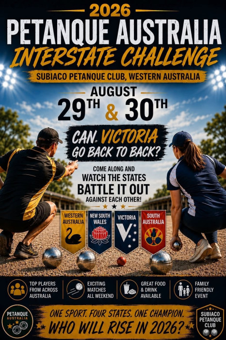 Petanque Interstate Challenge in Subiaco - 25 août